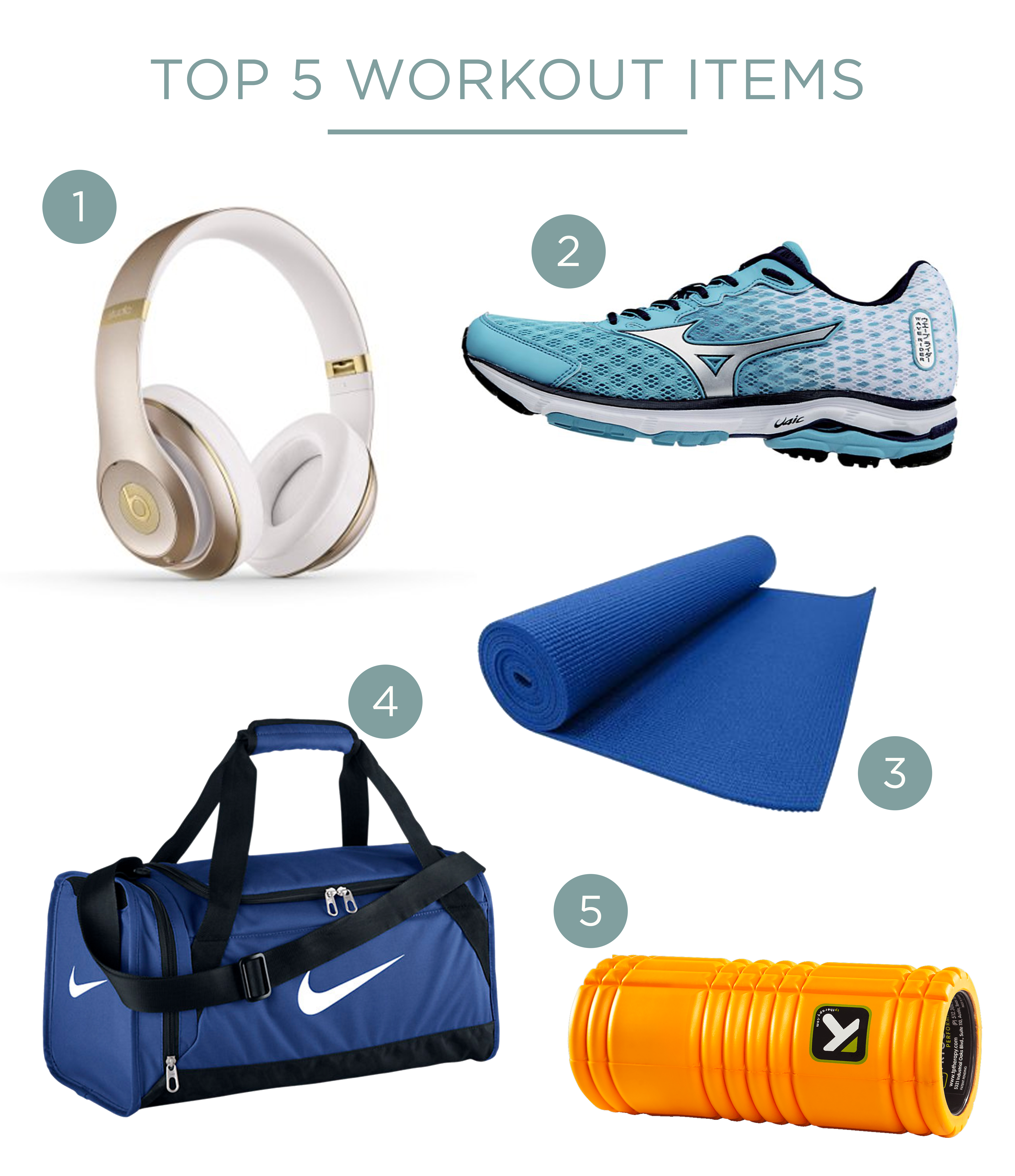 Top 5 Workout Items Simply Sianne