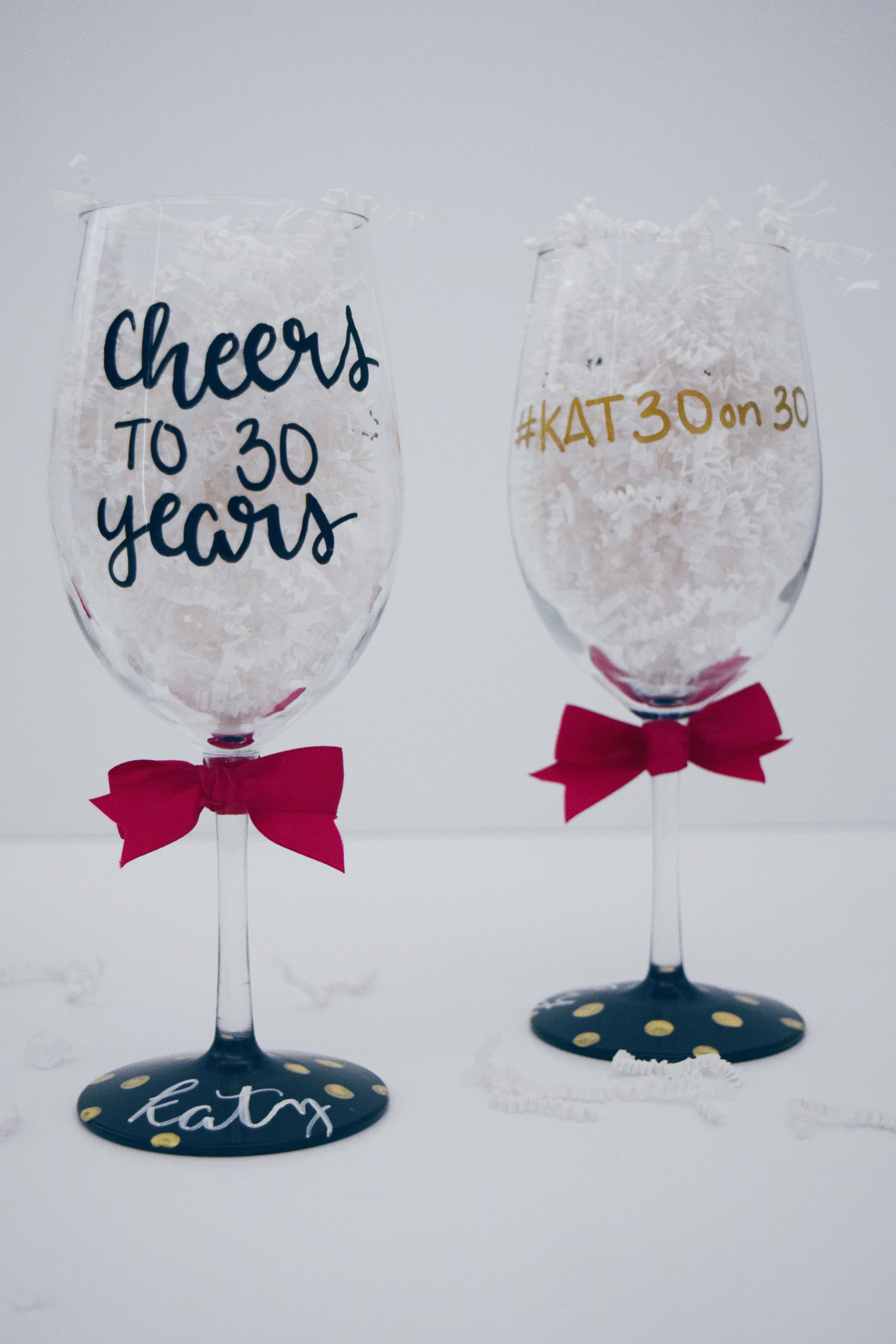 Kate Spade Inspired Customized Wine Glasses Simply Sianne