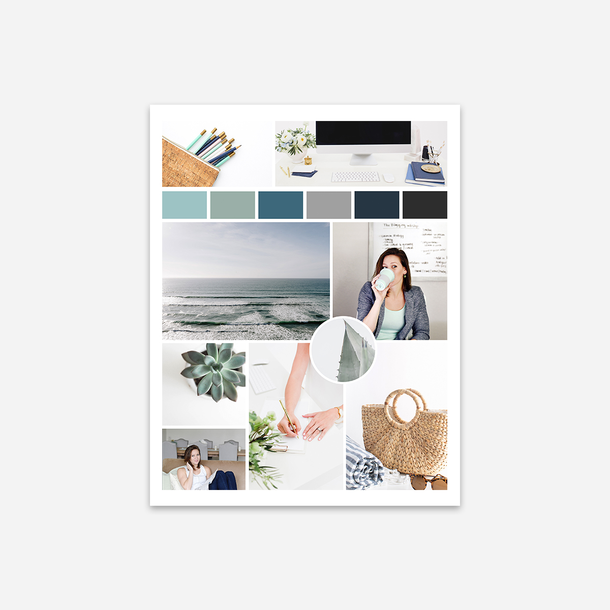 free brand mood board template